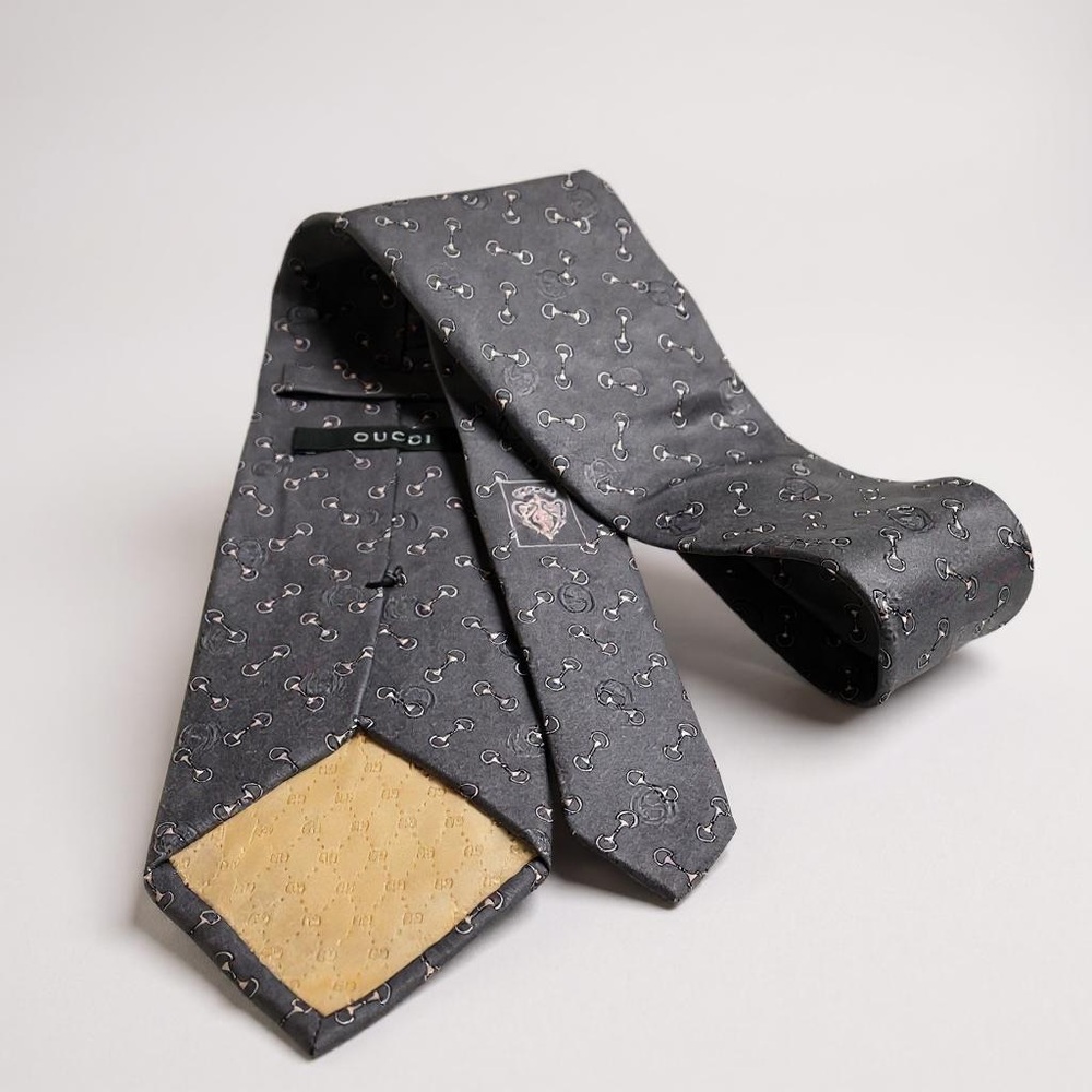 Gucci Gray Paisley Men's Tie